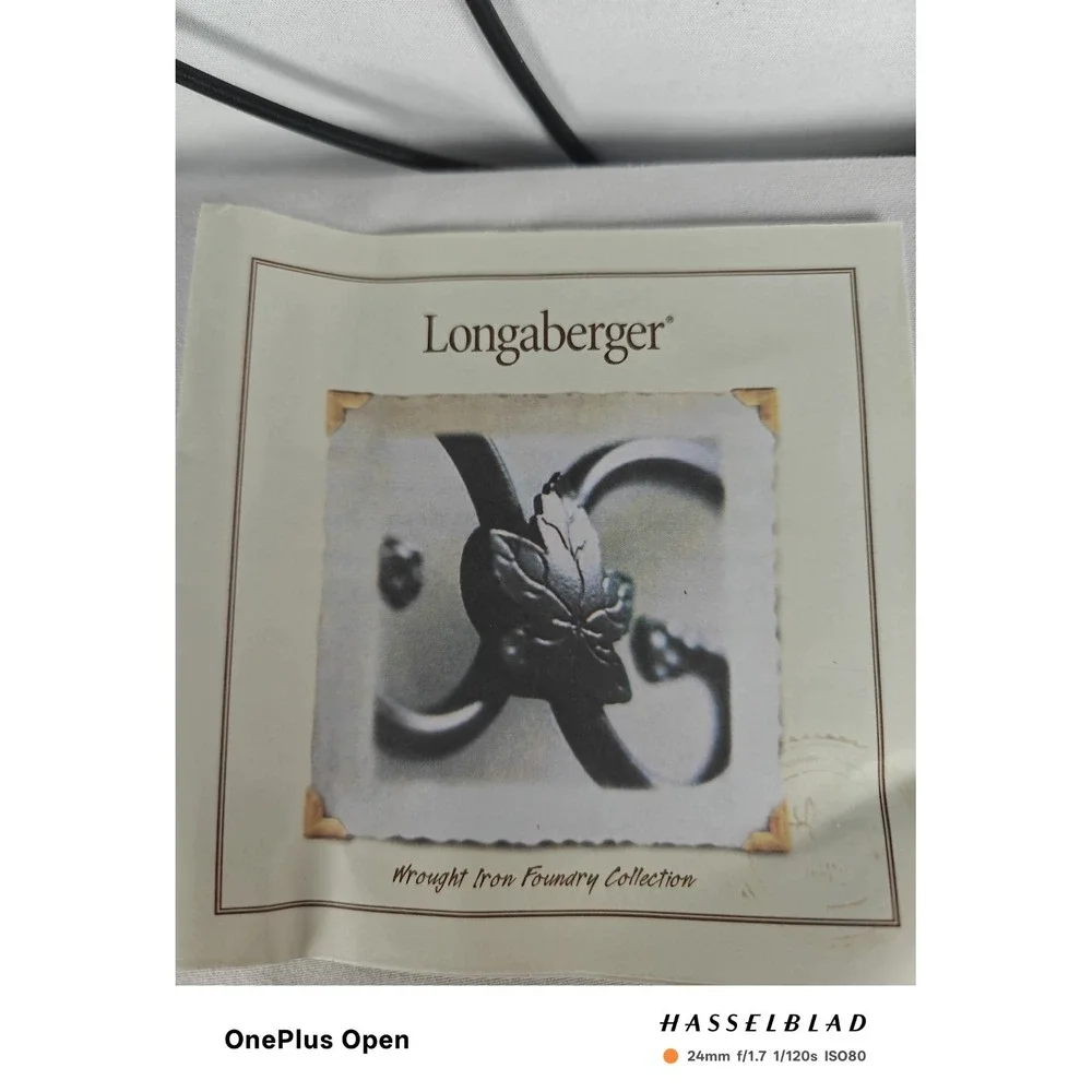 Longaberger RARE BLK WROUGHTIRON HALLOWEEN PUMPKIN POKERS‎ BAT CAT WITCH NEW